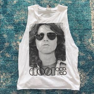 The Doors band tee cut off tank